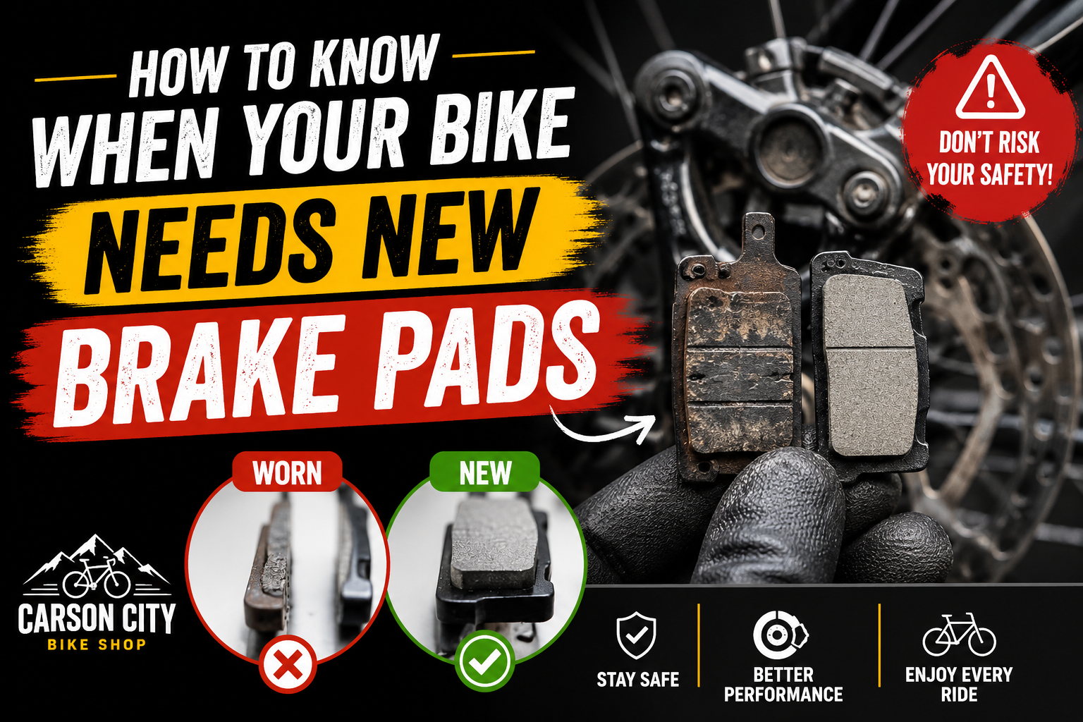 How to Know When Your Bike Needs New Brake Pads