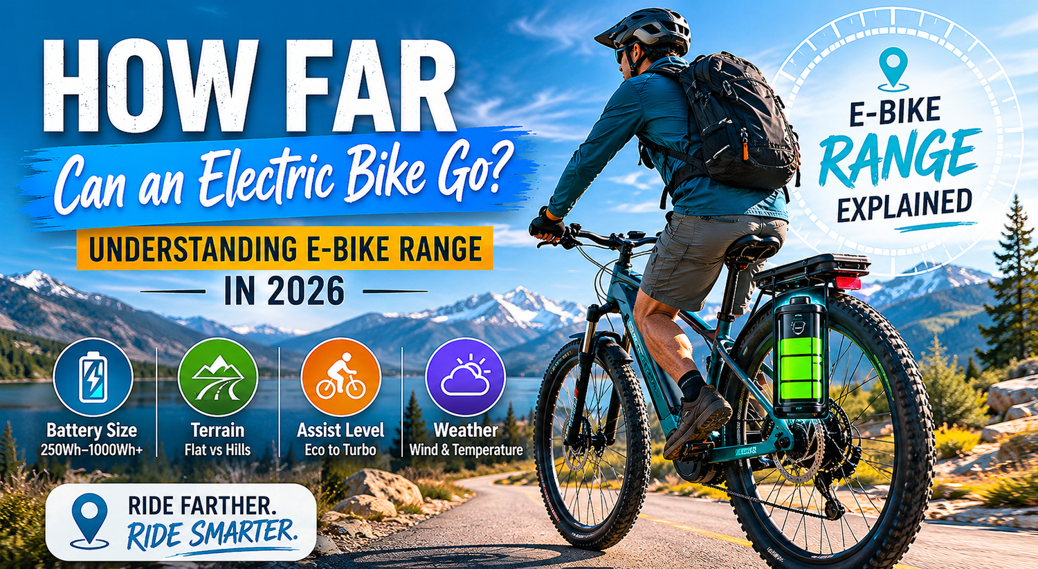 How Far Can an Electric Bike Go? Understanding E-Bike Range in 2026