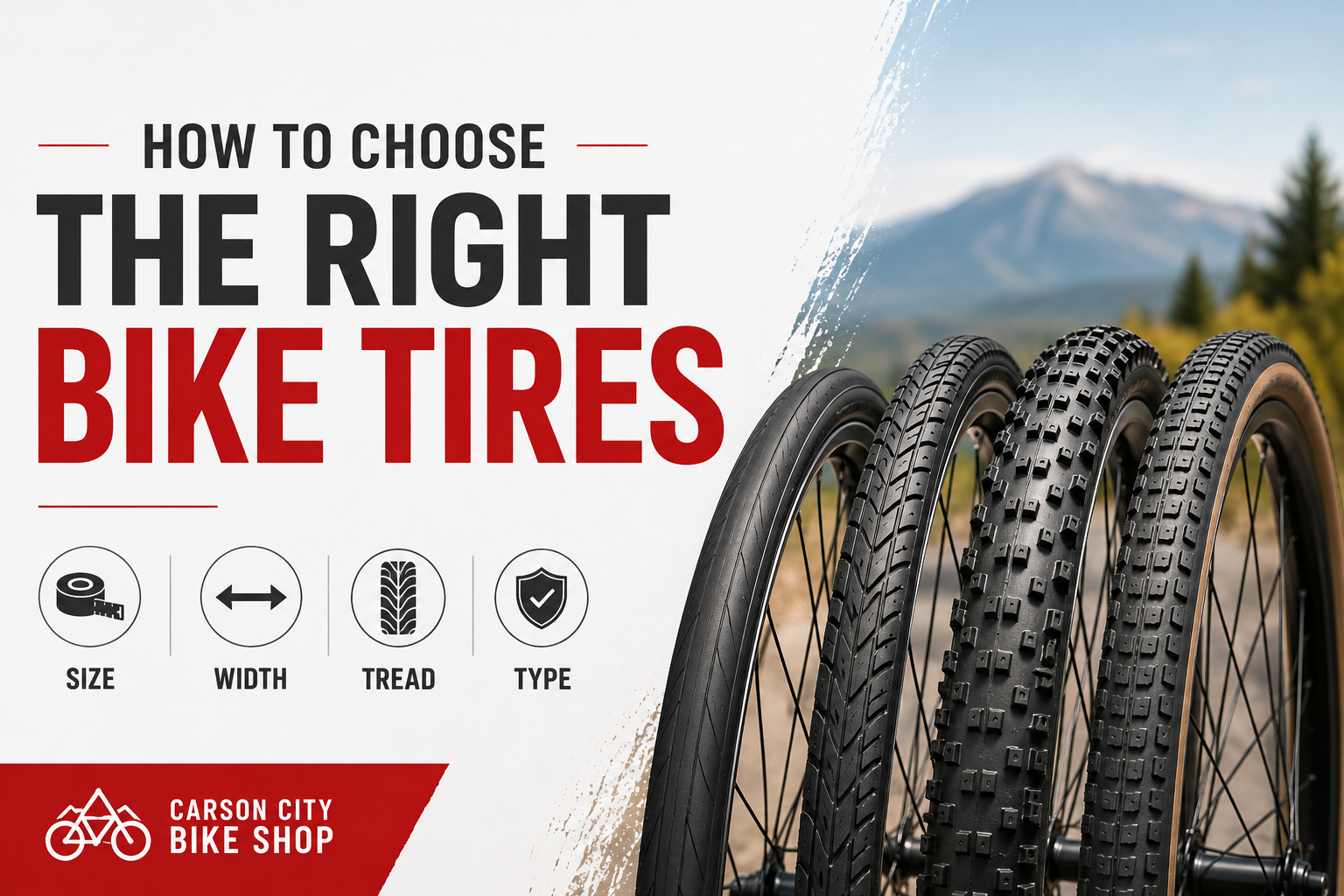 How to Choose the Right Bike Tires: Size, Width, Tread &amp; Type Explained