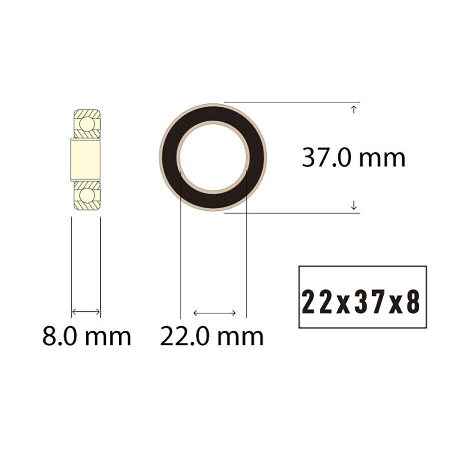 Sealed Bearings ABEC 3