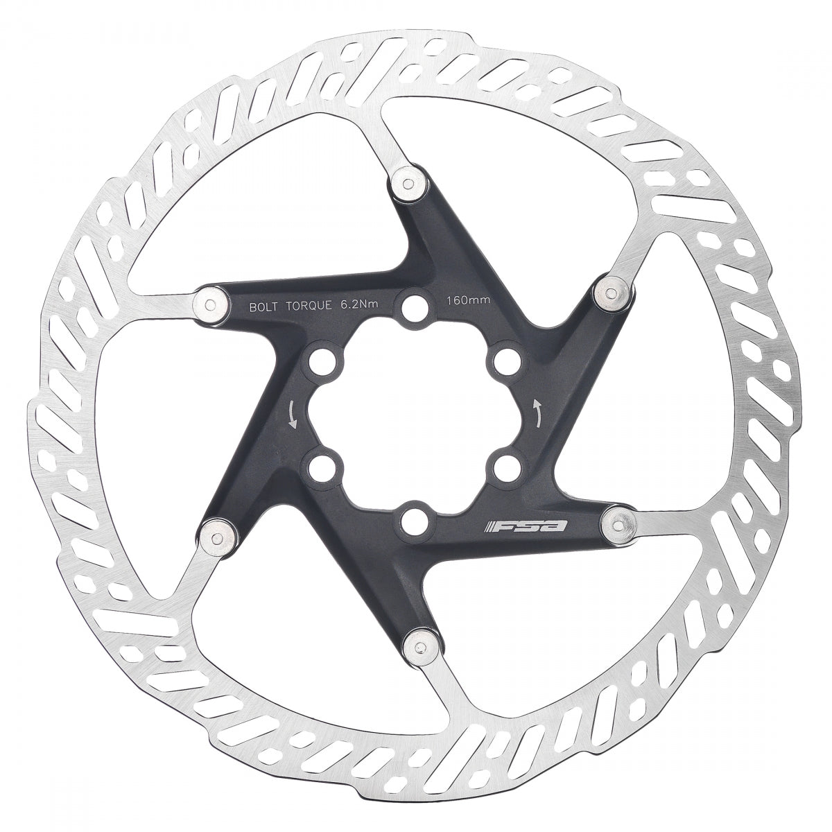 BRAKE PART FSA DISC ROTOR 160 KFORCE 2pc