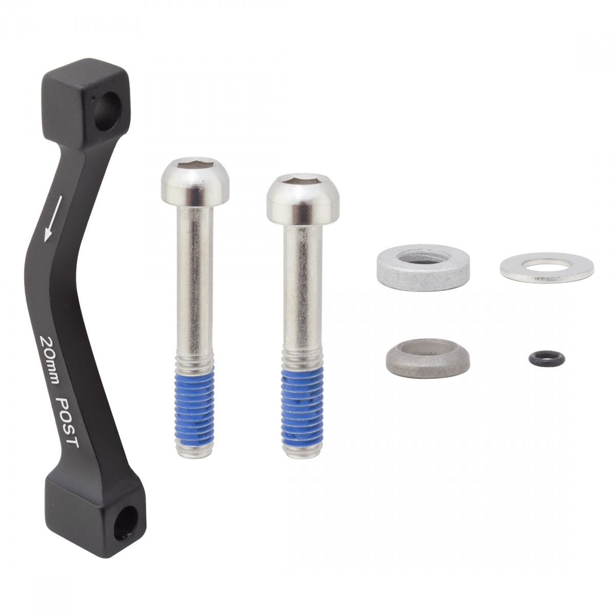 BRAKE PART AVID DISC ADPTR FT180/RR160 POST 20 P SS HDWR