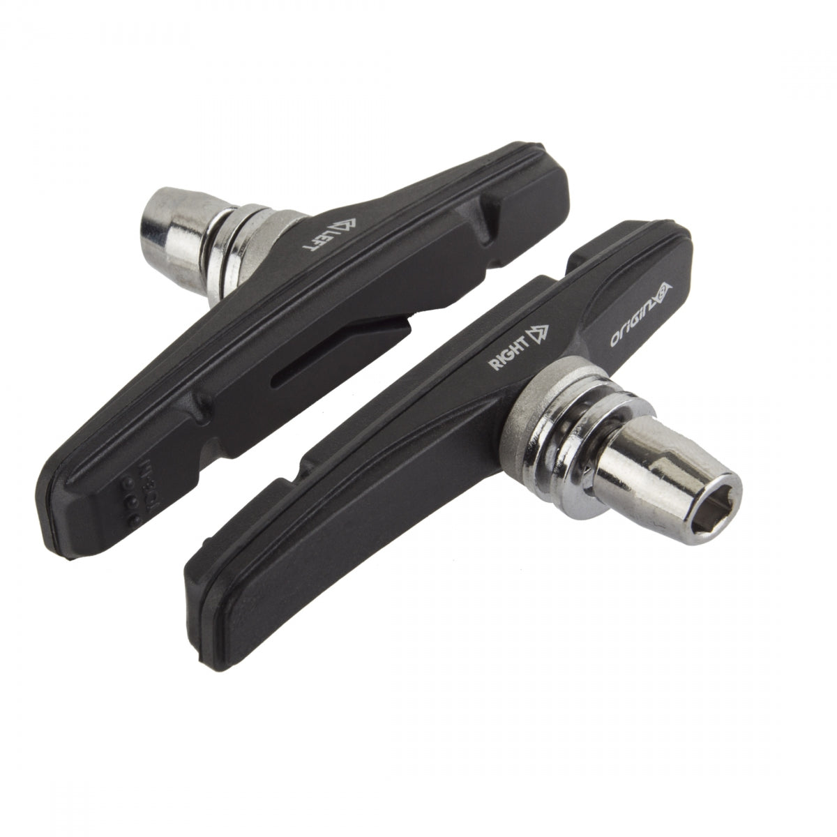 BRAKE SHOES OR8 MTB VISE V 1PC BOLT-ON BK