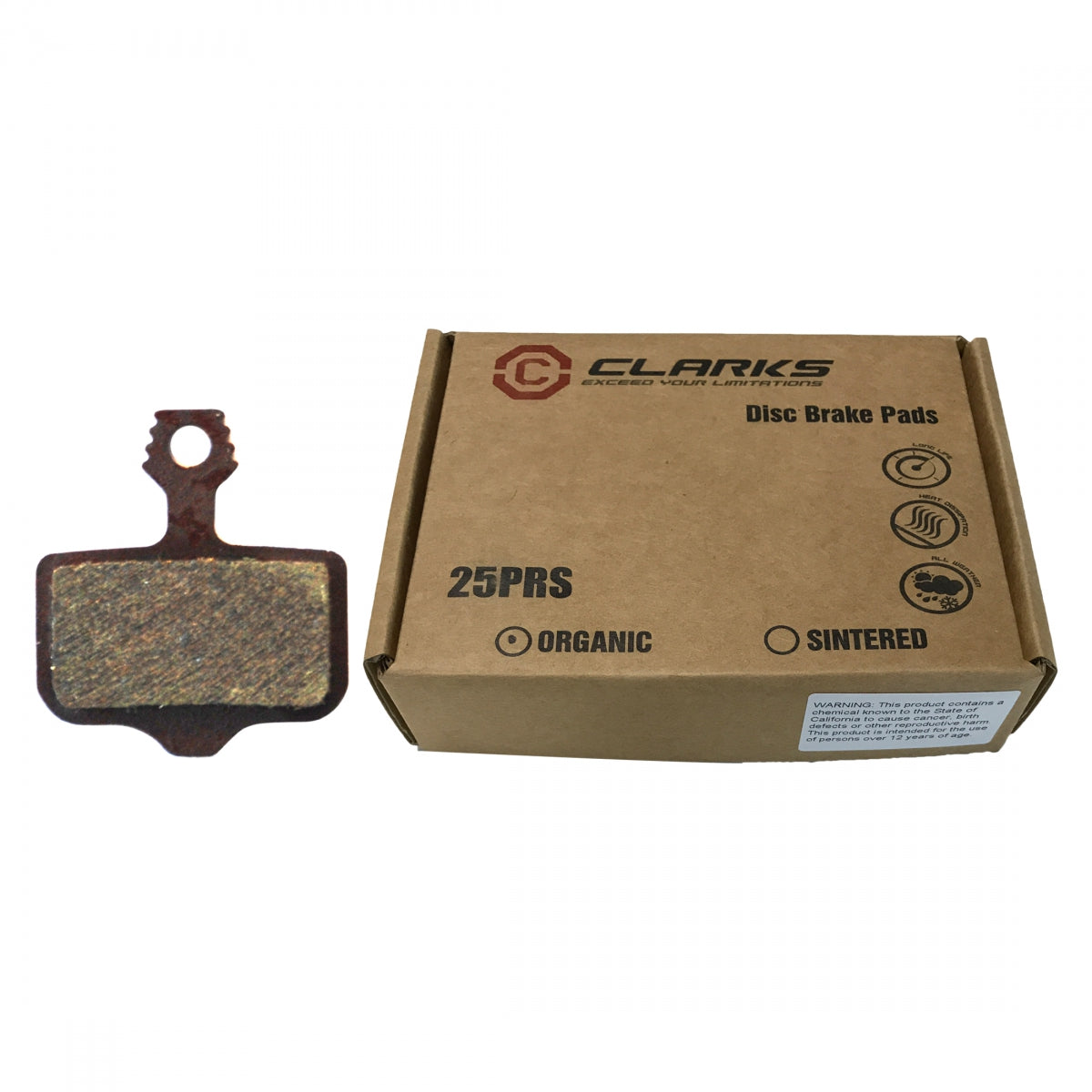 BRAKE SHOES CLK DISC TRAY ORG VX841 BXof25pr FOR AVID ELIX-CR/R/SRAM XX