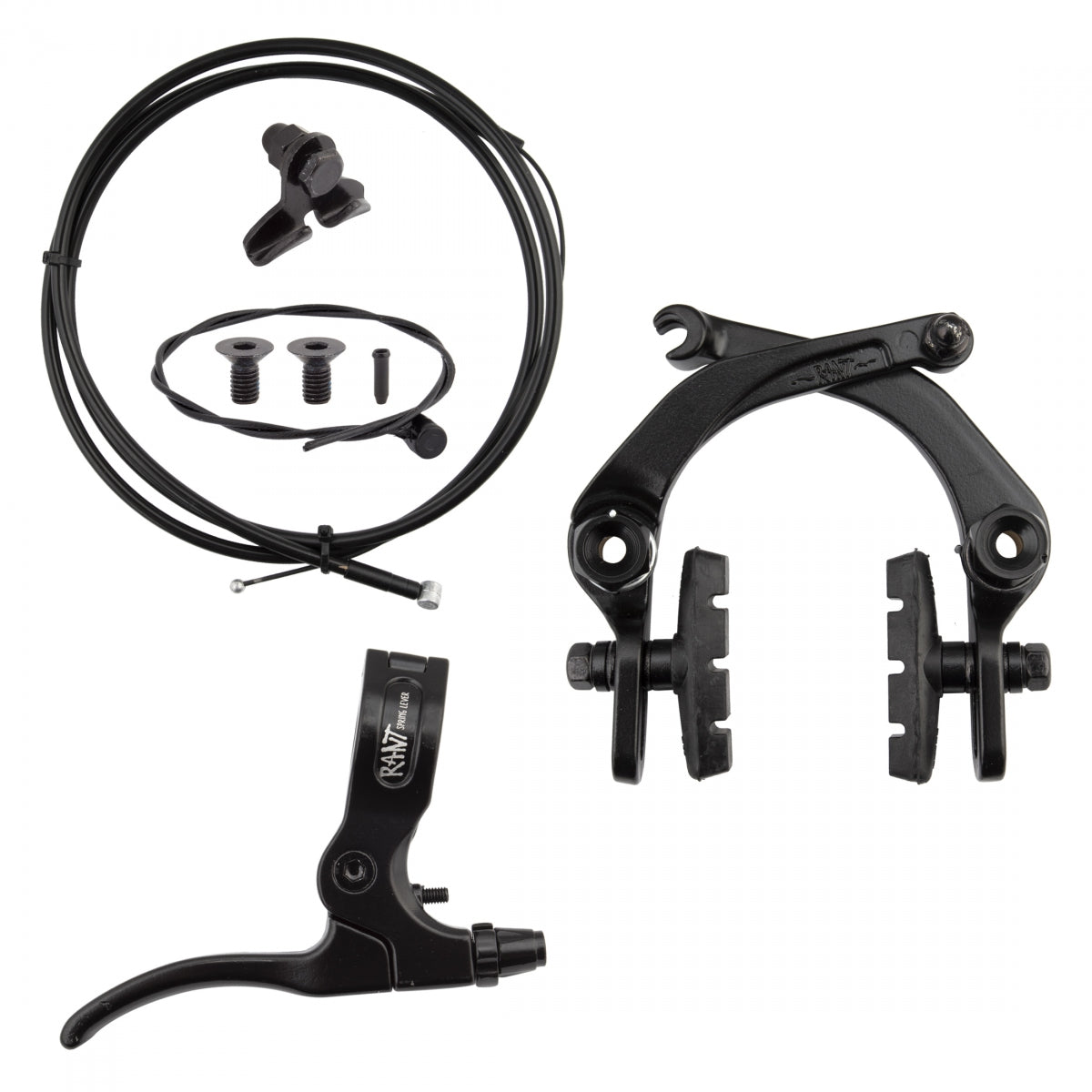 BRAKESET RANT SPRING II U-BRAKE KIT w/LVR/LINEAR CBL/CALIPER BK