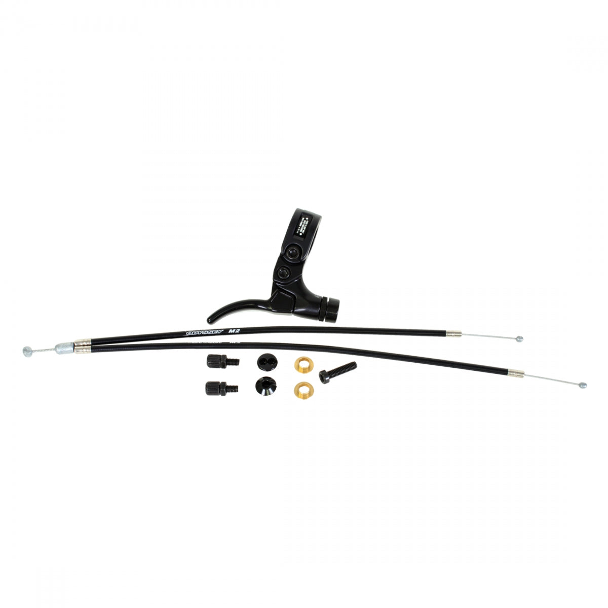 BRAKE LEVER ODY MONO M2 HINGED SHORT BK