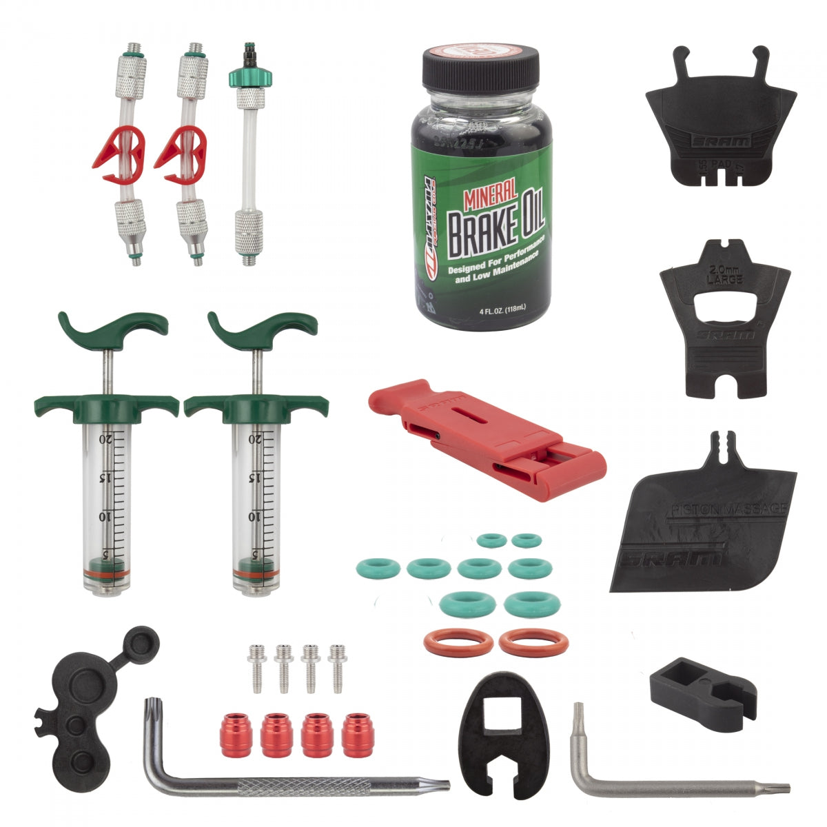 TOOL BRAKE DISC SRAM BLEEDKIT MINERAL PRO w/FLUID DB4-6-8/MAVEN MOTIVE (P)