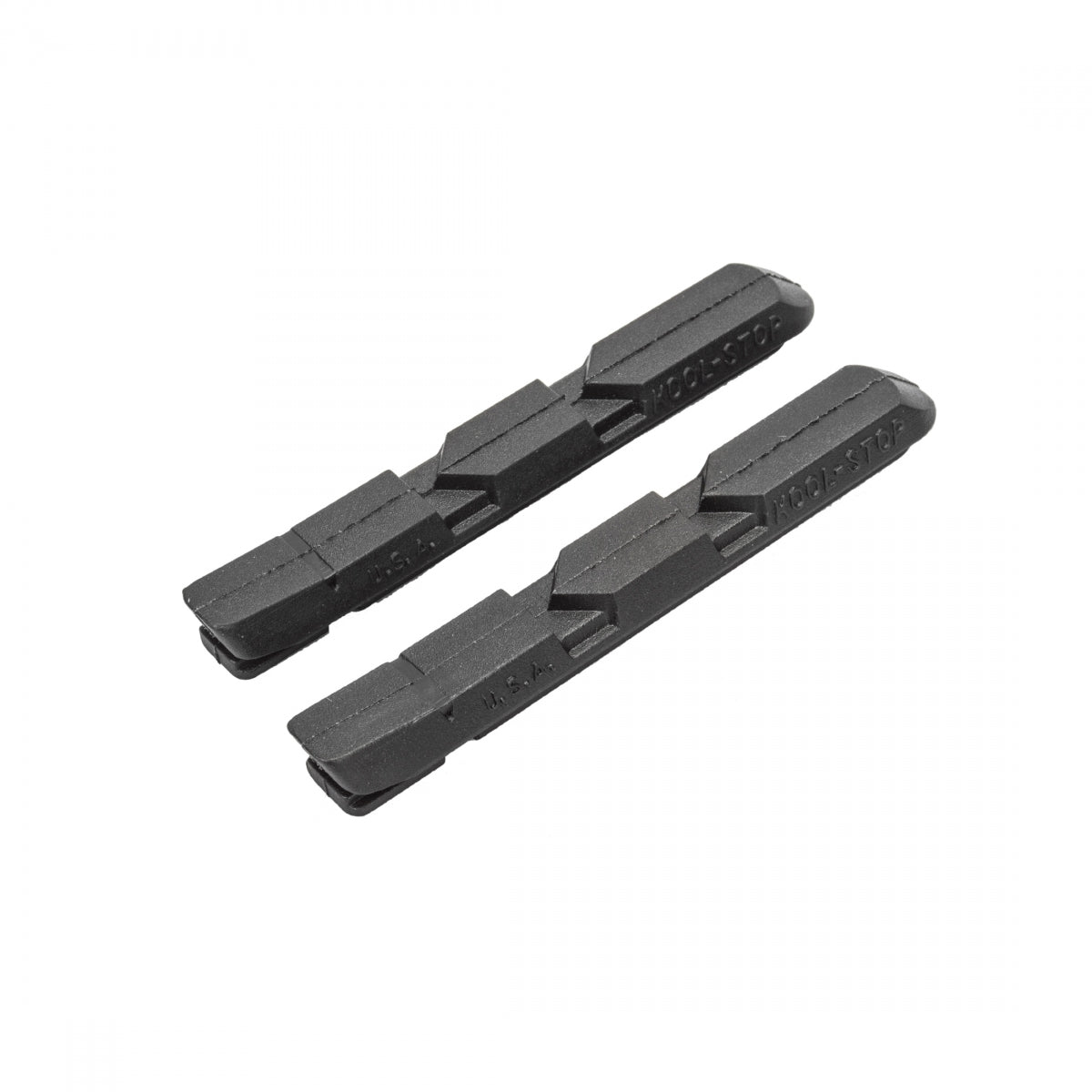 BRAKE SHOES K/S V-BRAKE BLK PADS ONLY PR