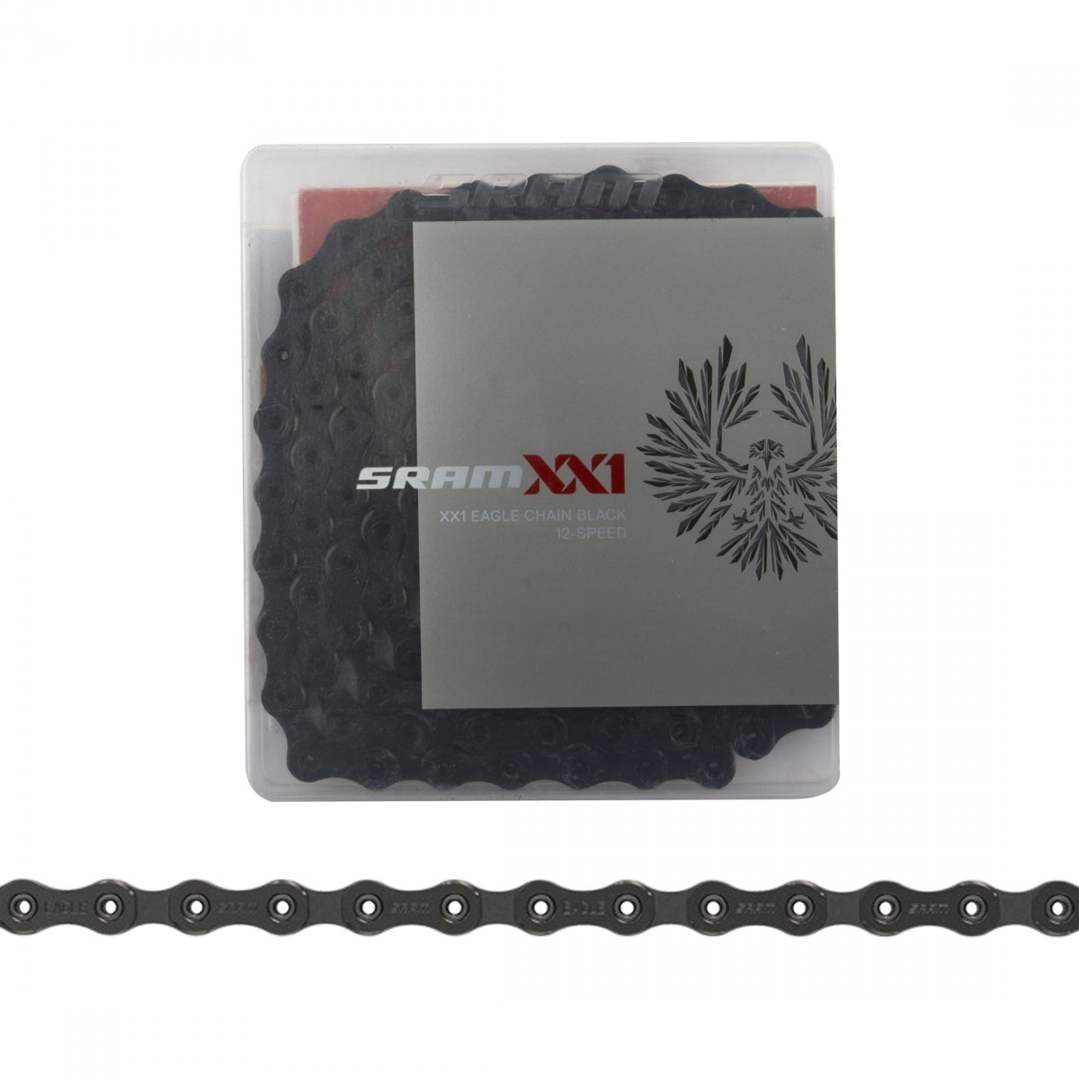 CHAIN SRAM EAGLE XX1 12s BK 126L HOLLOWPIN POWERLOCK