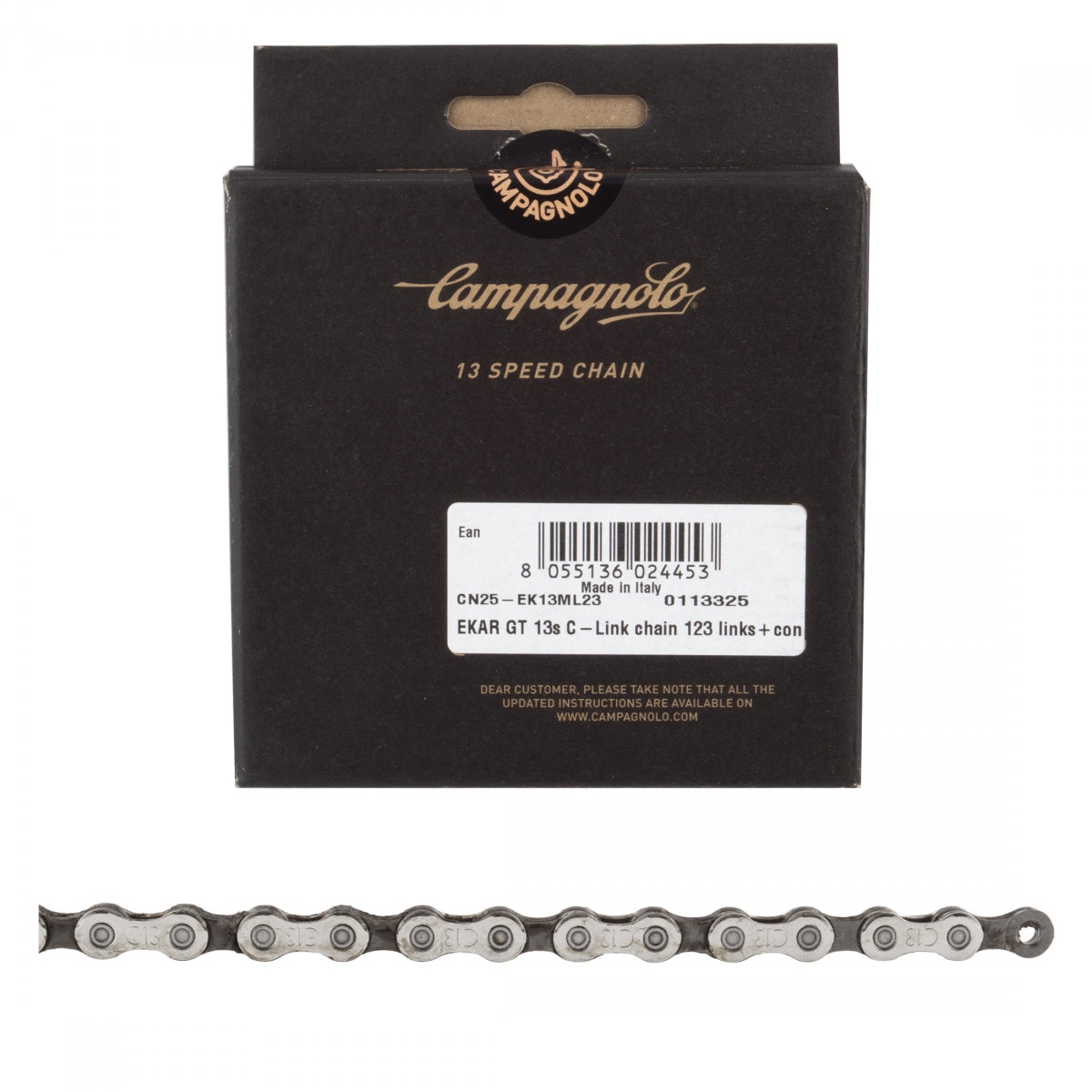 CHAIN CPY EKAR GT CN25 1x13s 123L w/CONNECTING LINK C-LINK
