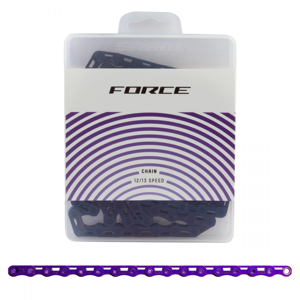 CHAIN SRAM FORCE E1 AXS 12/13s 114L FLATTOP POWERLOCK PU (P)