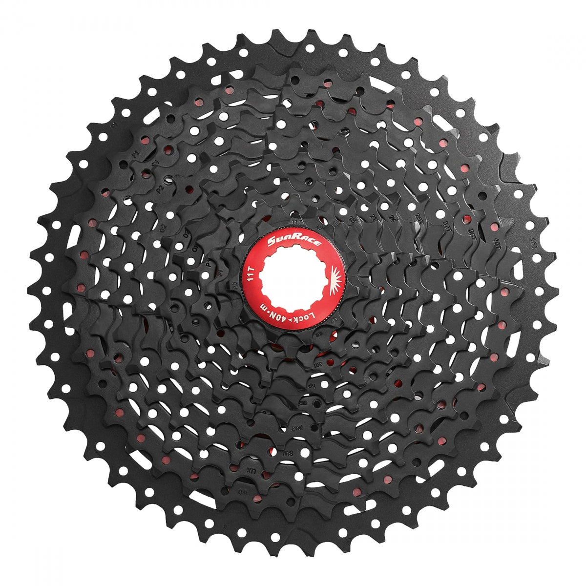 FH CASS SUNRACE CSMX 11-46 BK/RD 11s