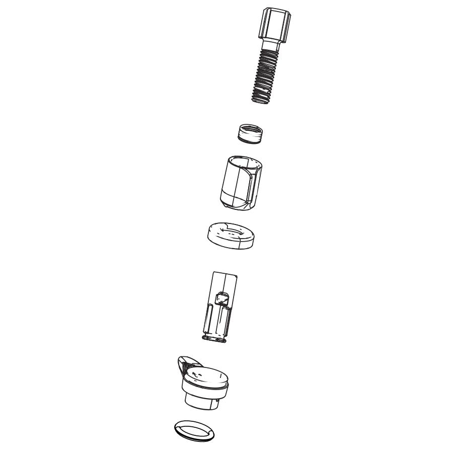 Red AeroLink Barrel Adjuster