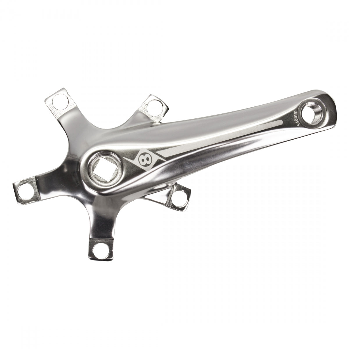 CRANKARM SET OR8 175 110 bcd FORGED SIL