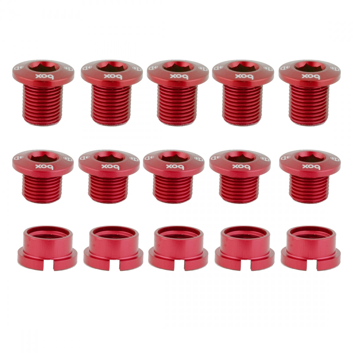 CHAINRING BOLT SET BOX ONE 7075 ALY 15pc RD