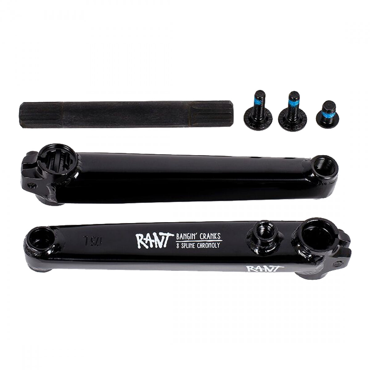 CRANKSET RANT BANGIN 8 RHD/LHD 175 3pc 19mm 8-SPLINE CROMO BK