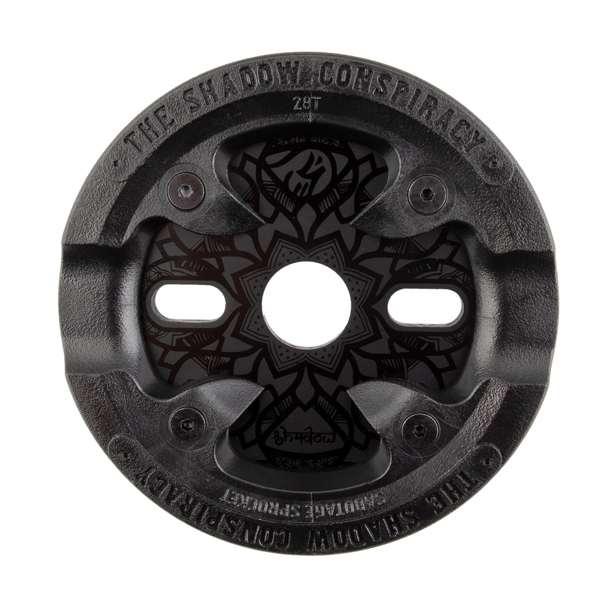 CHAINRING 1pc TSC 28T 1/8 SABOTAGE MAYA w/BASHGUARD BK
