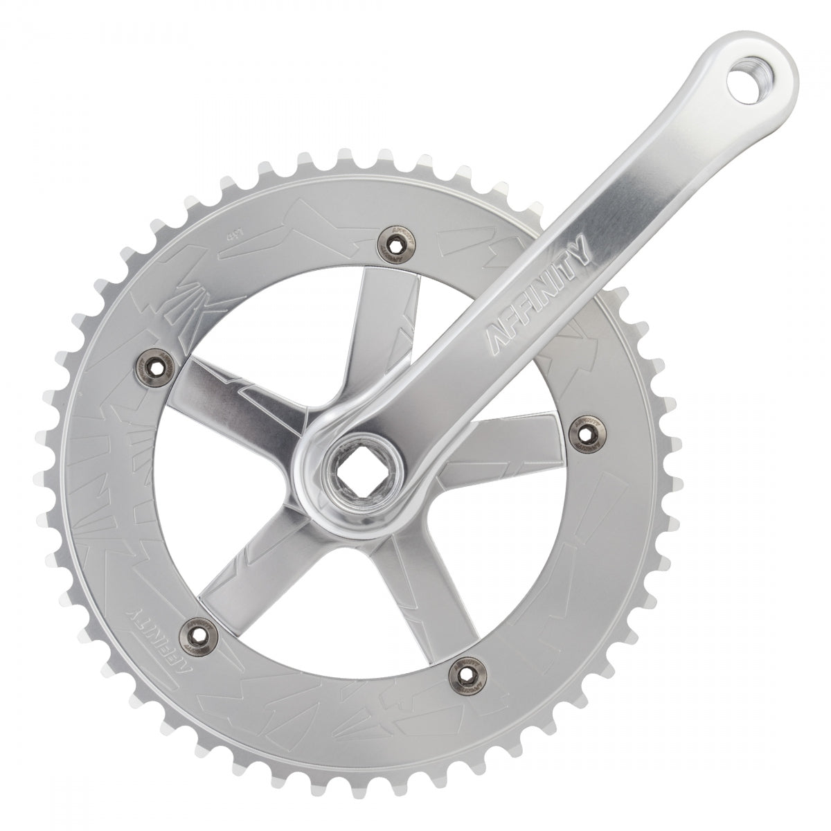 CRANKARM SET AFFINITY 167.5 144 bcd w/BB POL-SL