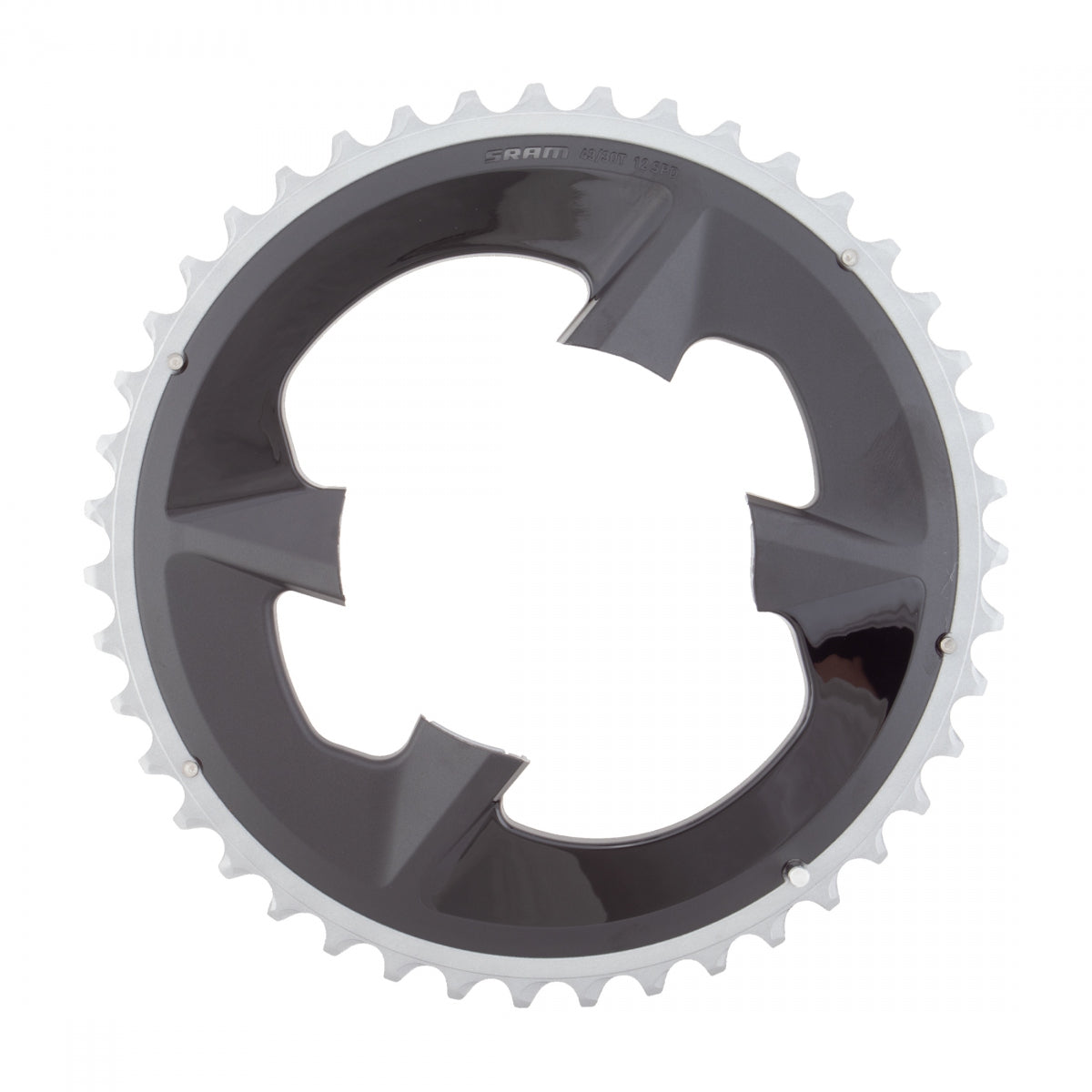 CHAINRING SRAM 43T 94mm 4B 2x12 RIVAL BK w/CVR-PLATE