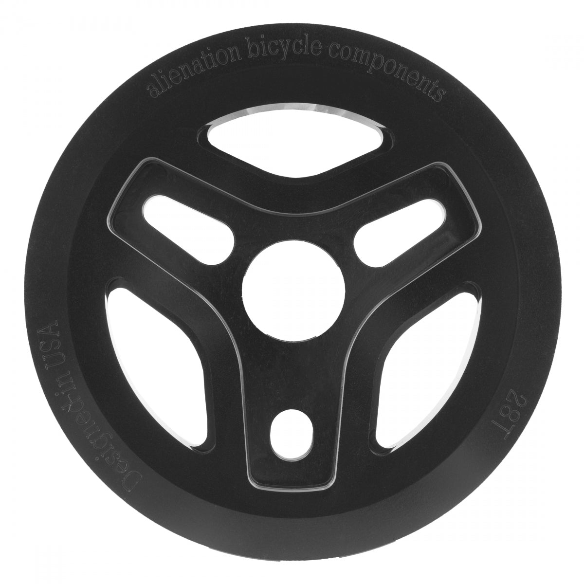 CHAINRING AN 1pc 28T 1/8 STARSHIP BK