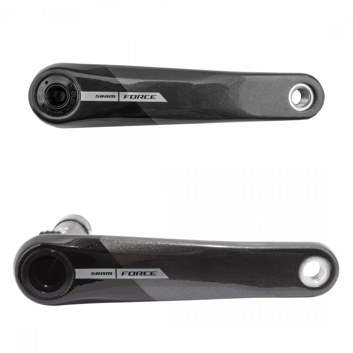 CRANKARM SET SRAM FORCE D2 DUB 8-BOLT 172 IR-BK NO-BB/SPIDER/CHAINRINGS