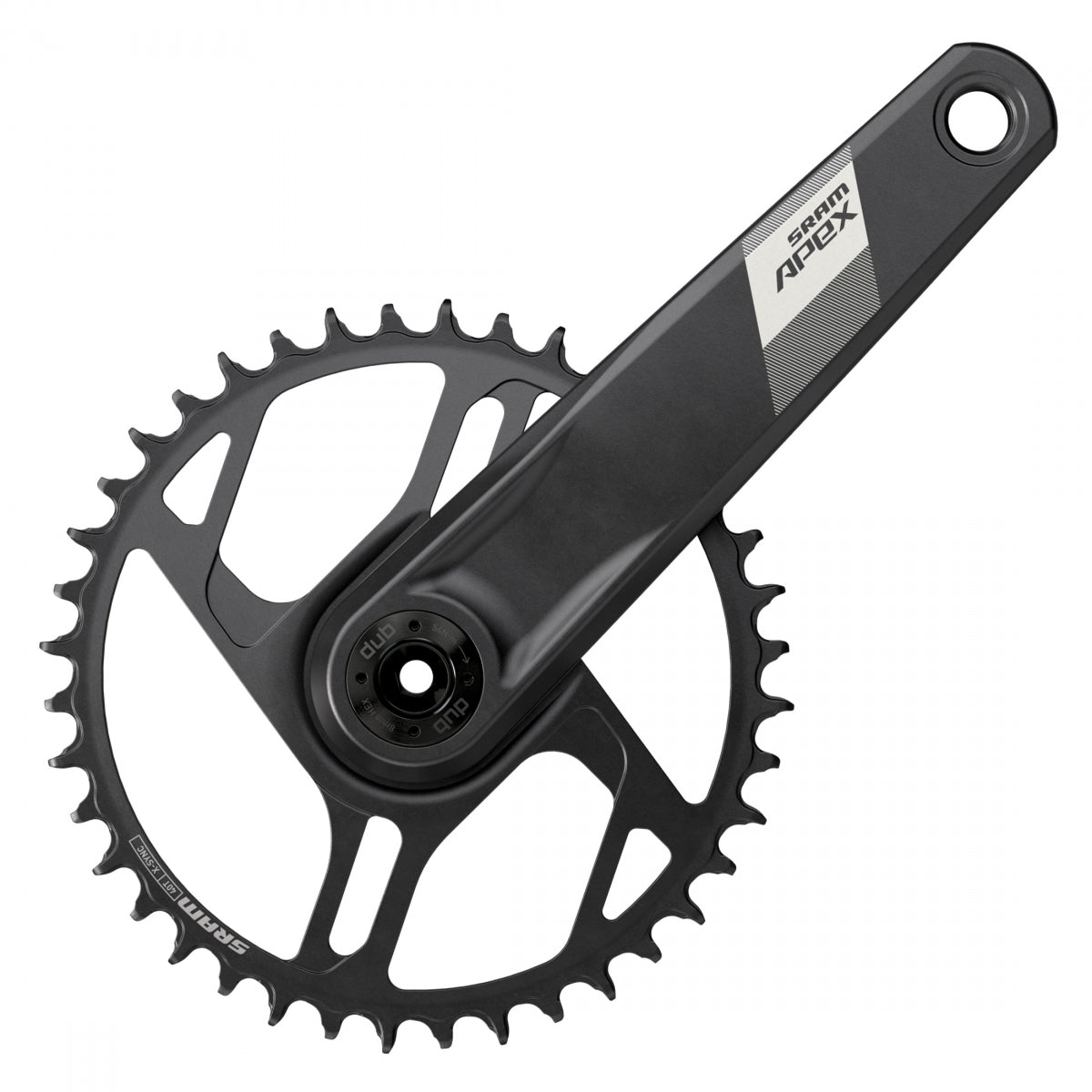 CRANKSET SRAM APEX 1X D1 165x40 DUB WIDE NoBB BK