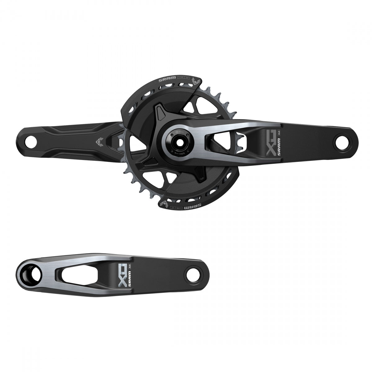 CRANKSET SRAM X0 EAGLE 170x32 Q174 CL55 DUB 2-GUARDS NoBB BK T-TYPE V2