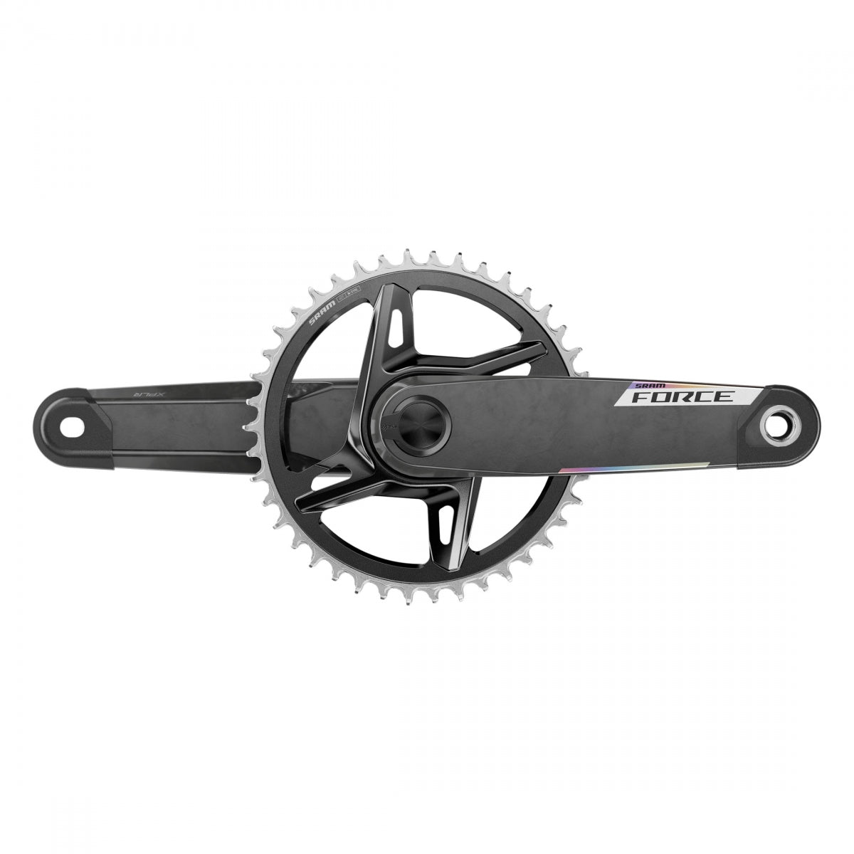 CRANKSET SRAM FORCE 1x XPLR WIDE E1 POWERMETER SPINDLE 175x42 DM DUB NoBB BK (P)