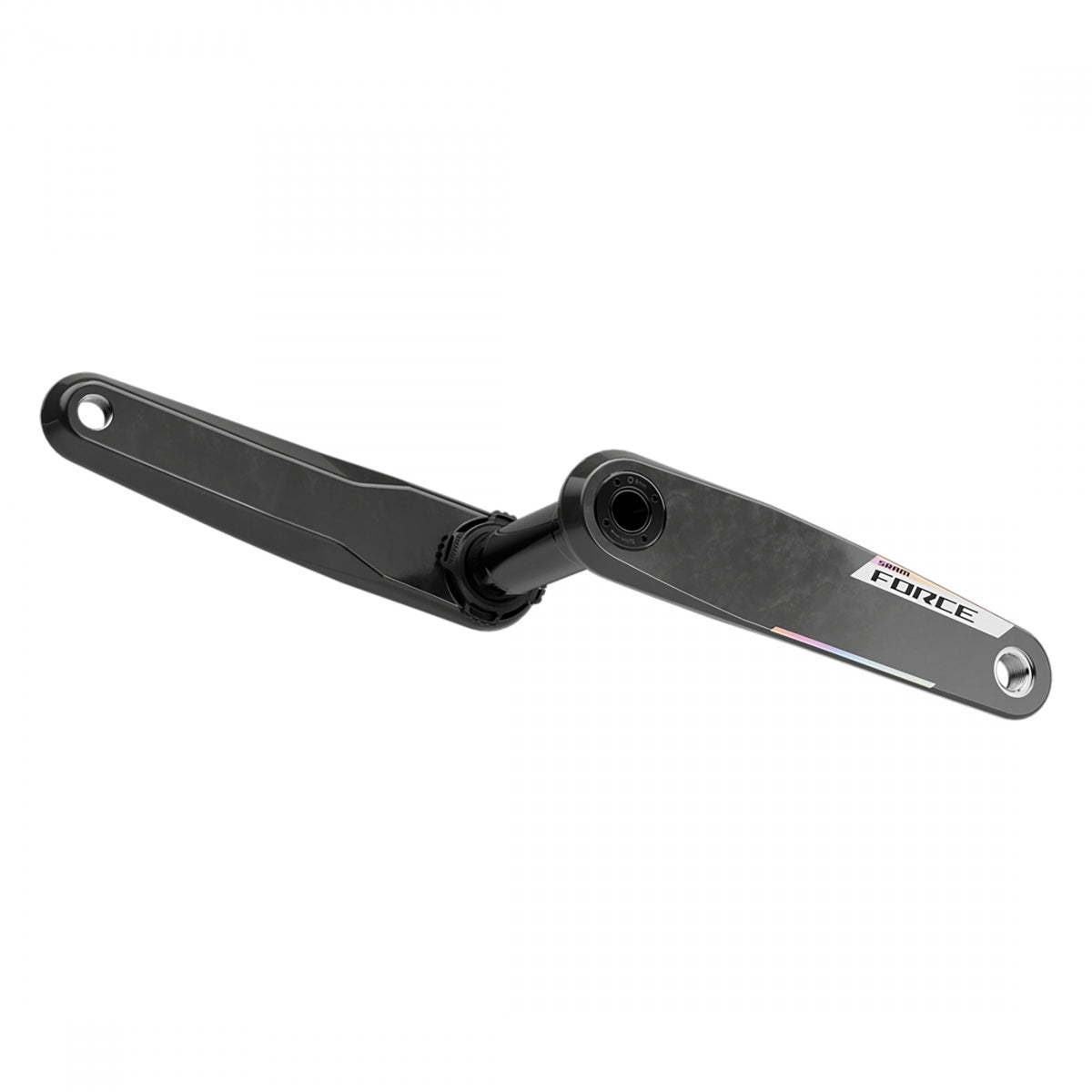 CRANKARM SET SRAM FORCE E1 DUB 8-BOLT 165 BK NO-BB/SPIDER/CHAINRINGS (P)