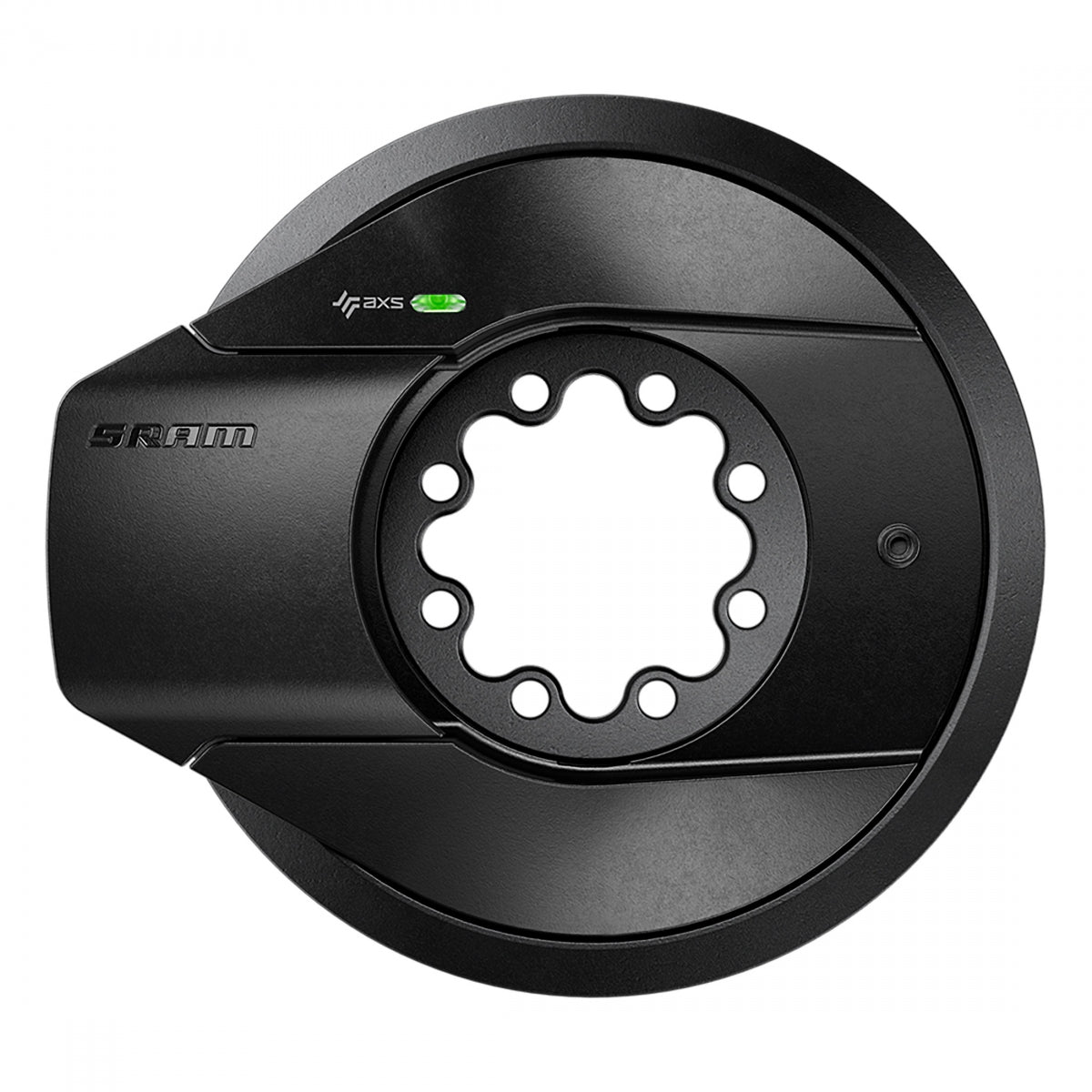CHAINRING SPIDER SRAM POWERMETER FORCE AXS 2X E1 BK f/THREADED CHAINRINGS 8-BOLT (P)