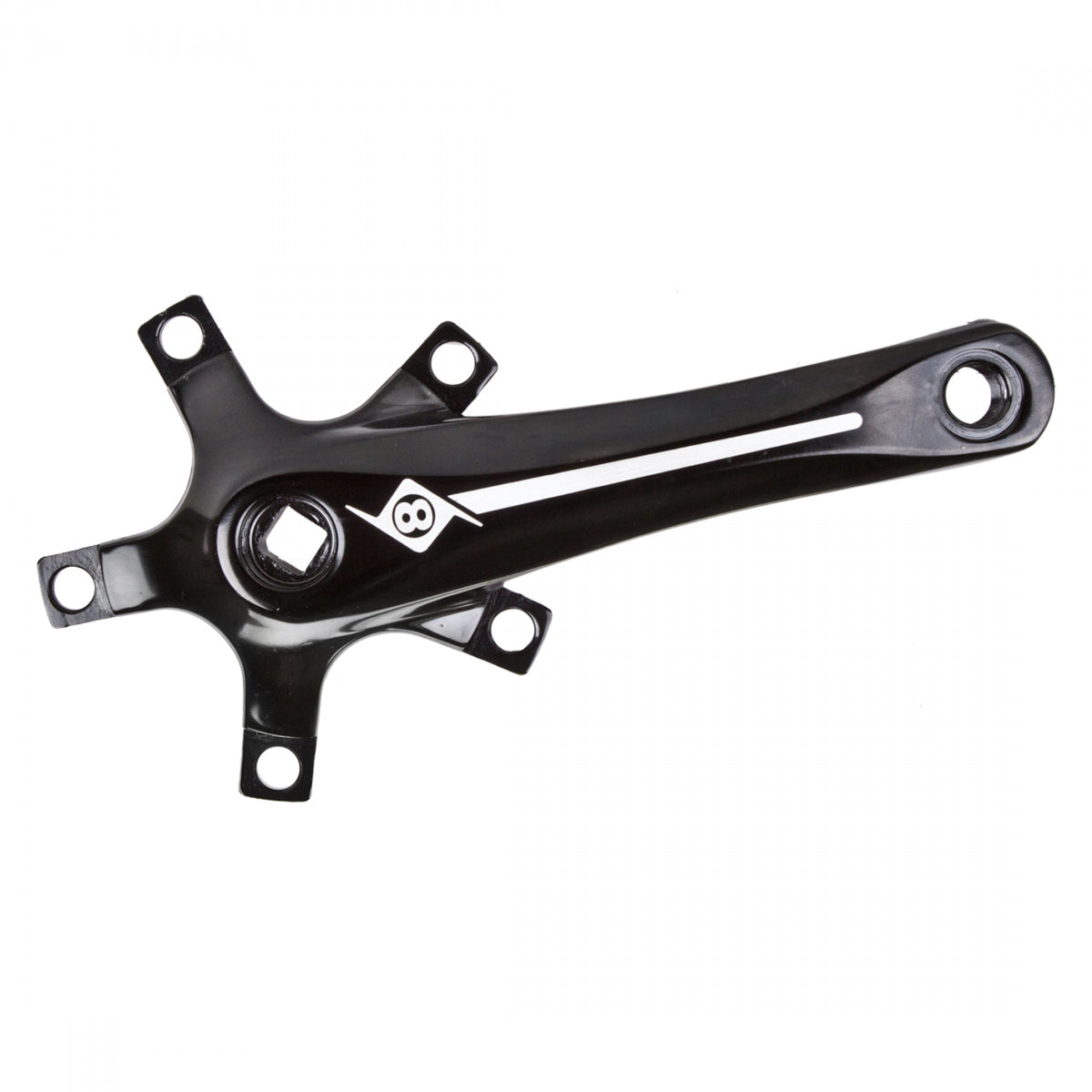 CRANKARM SET OR8 175 110 bcd FORGED BLK
