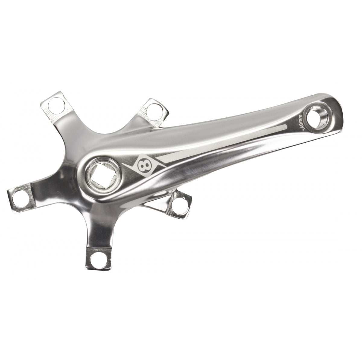CRANKARM SET OR8 160 110 bcd FORGED SIL