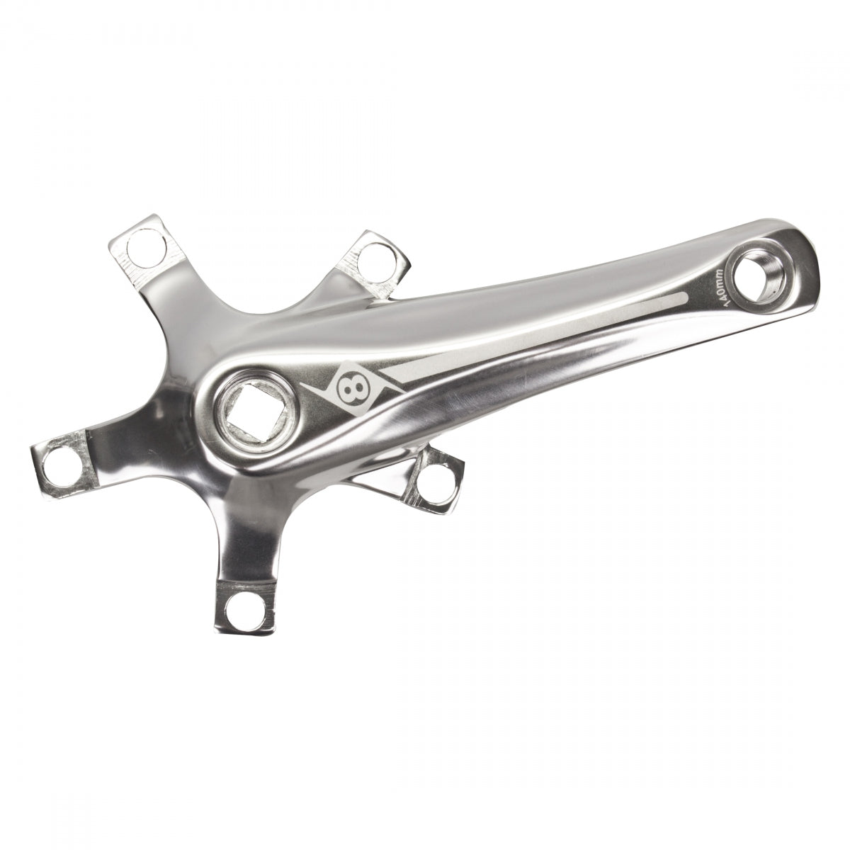 CRANKARM SET OR8 165 110 bcd FORGED SIL