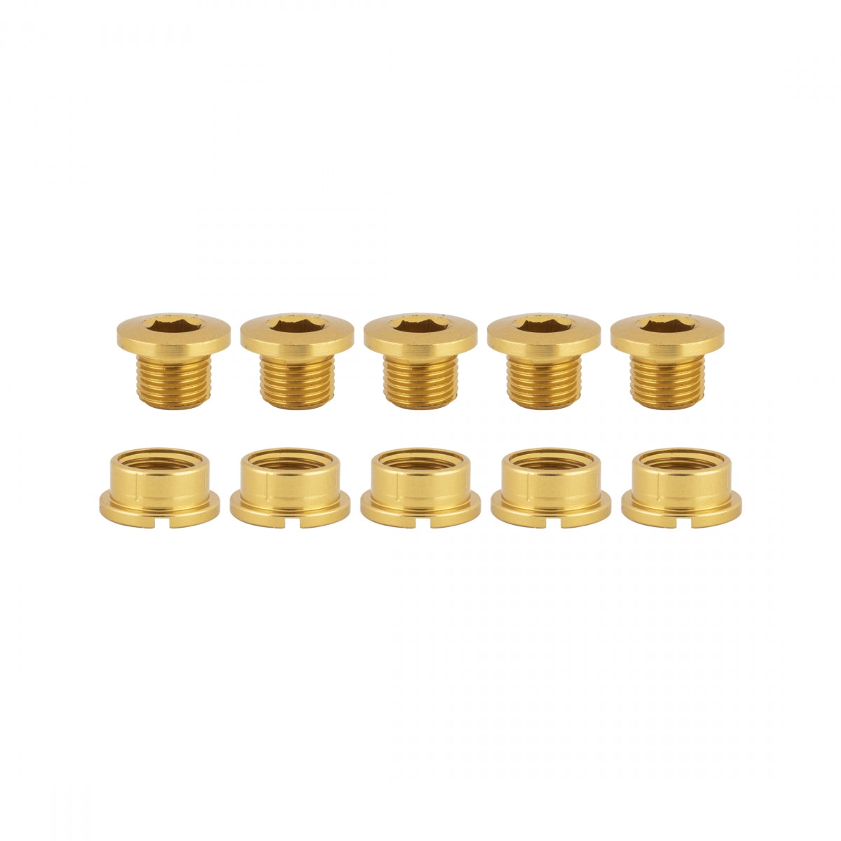 CHAINRING BOLT SET OR8 SINGLE ALY GLD