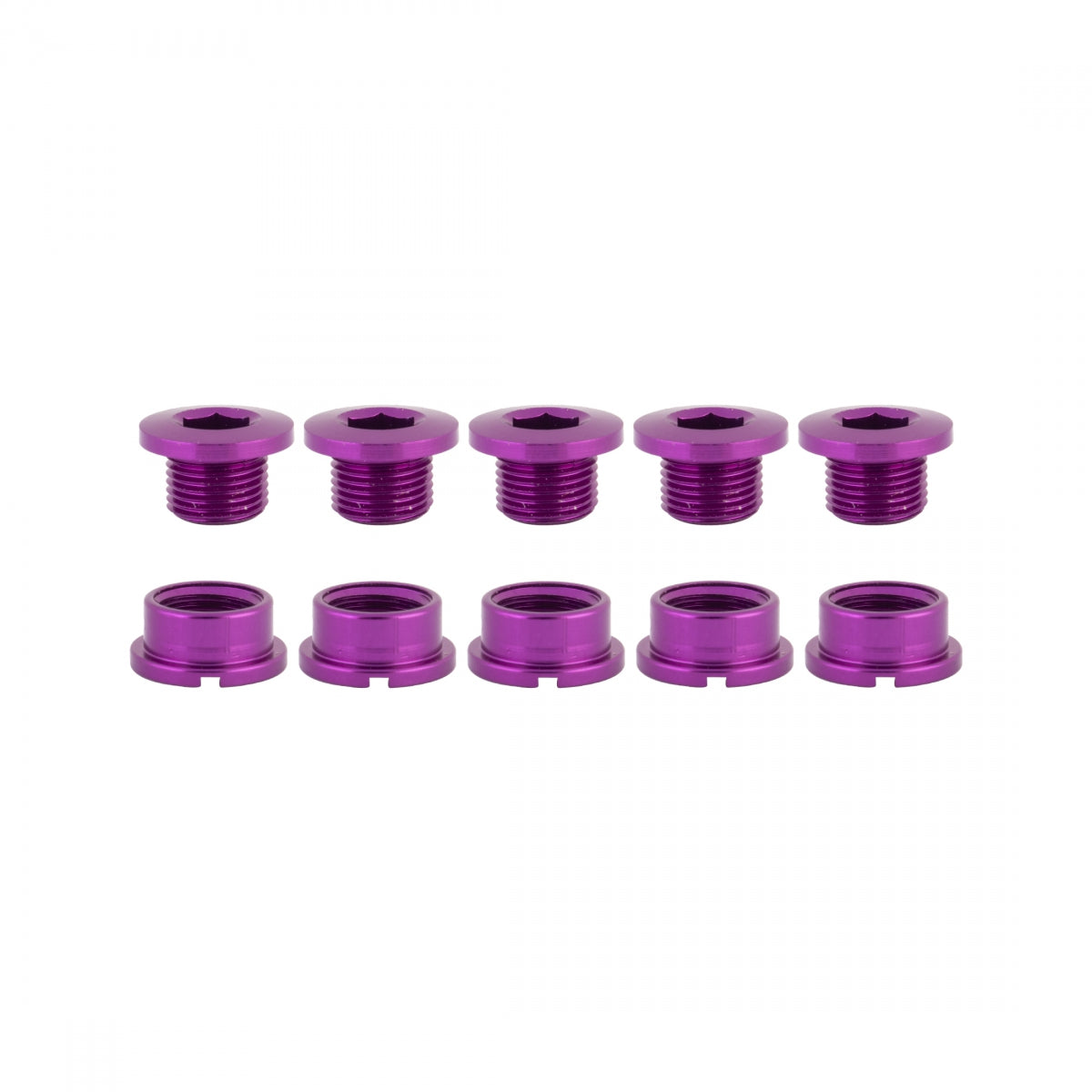 CHAINRING BOLT SET OR8 SINGLE ALY PUR