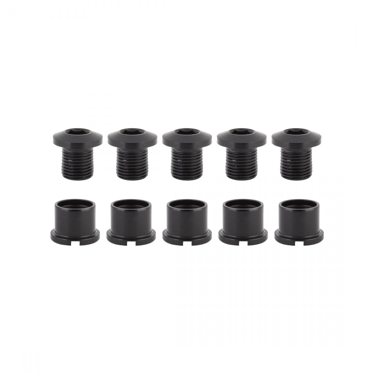 CHAINRING BOLT SET OR8 DBL ALY BLK