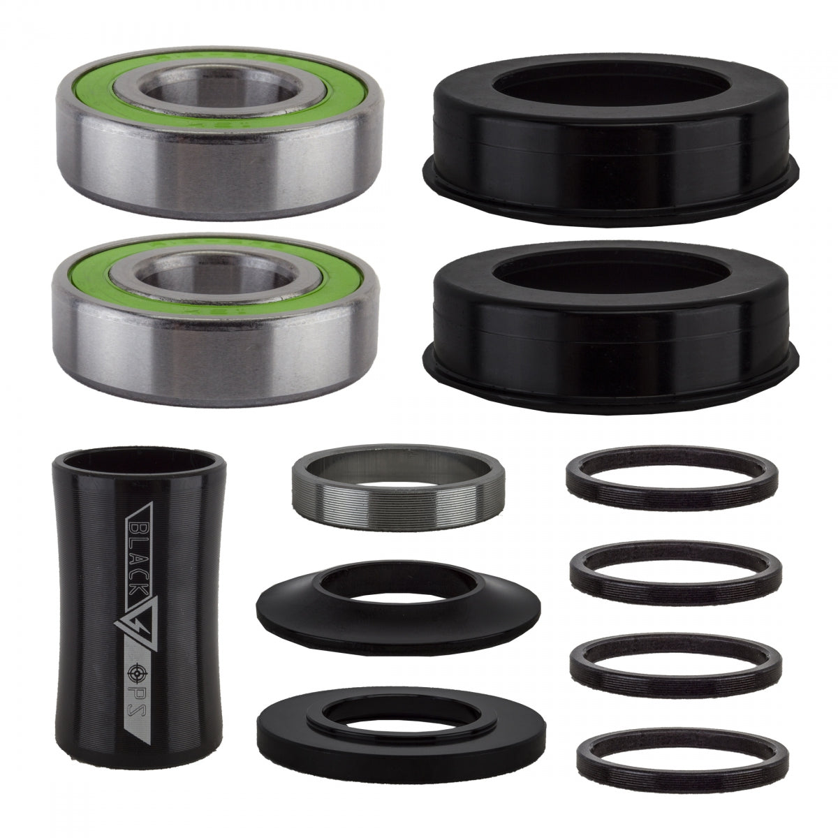 BB SET BK-OPS MID/USA DUALIE 19mm SLD BK
