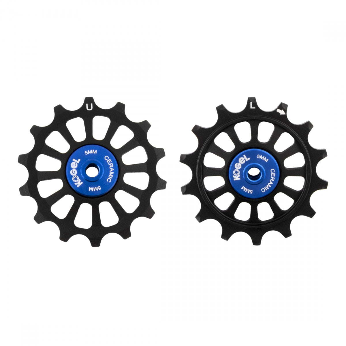 DER PART KOGEL PULLEY ALLOY 14T/14T OS HYBRID CERAMIC FOR SRAM EAGLE NW PR BK/BU (K)