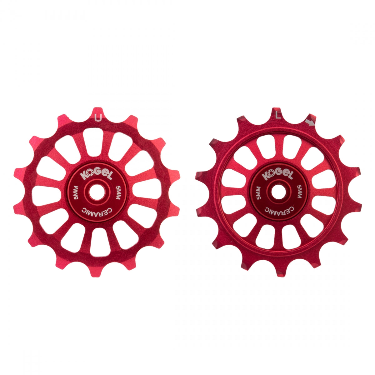DER PART KOGEL PULLEY ALLOY 14T/14T OS HYBRID CERAMIC SHI M9100 PR RD (K)