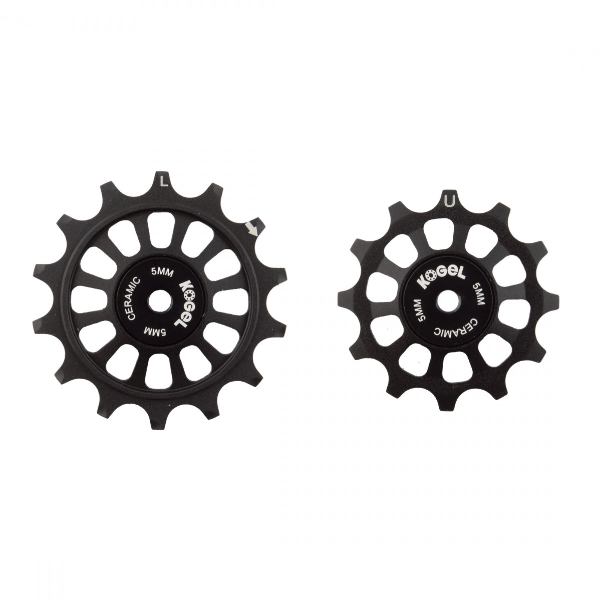 DER PART KOGEL PULLEY ALLOY 12T/14T OS HYBRID CERAMIC SHI M9200 PR BK