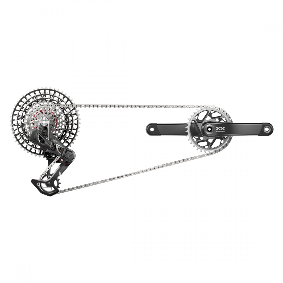 GROUP KIT SRAM XXSL EAGLE T-TYPE AXS RD/TRIGGER-SHIFTER/CRANK DUB 12s-175x34DM/CHAIN/CASS 10-52 BK