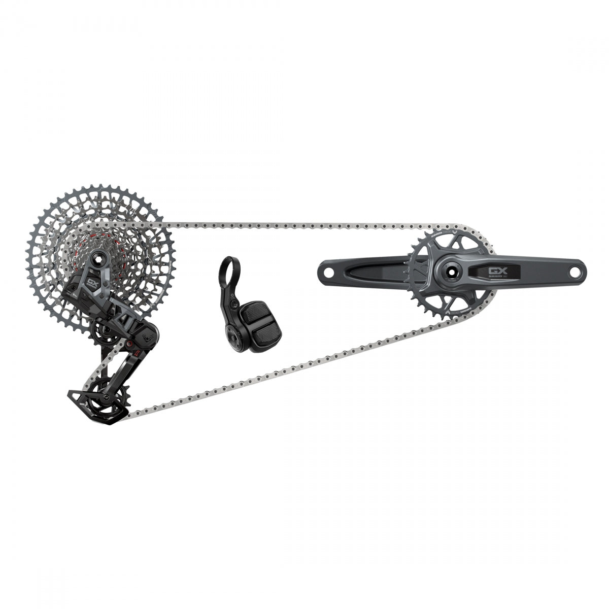 GROUP KIT SRAM GX EAGLE T-TYPE AXS RD/TRIGGER-SHIFTER/CRANK DUB 12s-175x32DM/CHAIN/CASS 10-52 GY