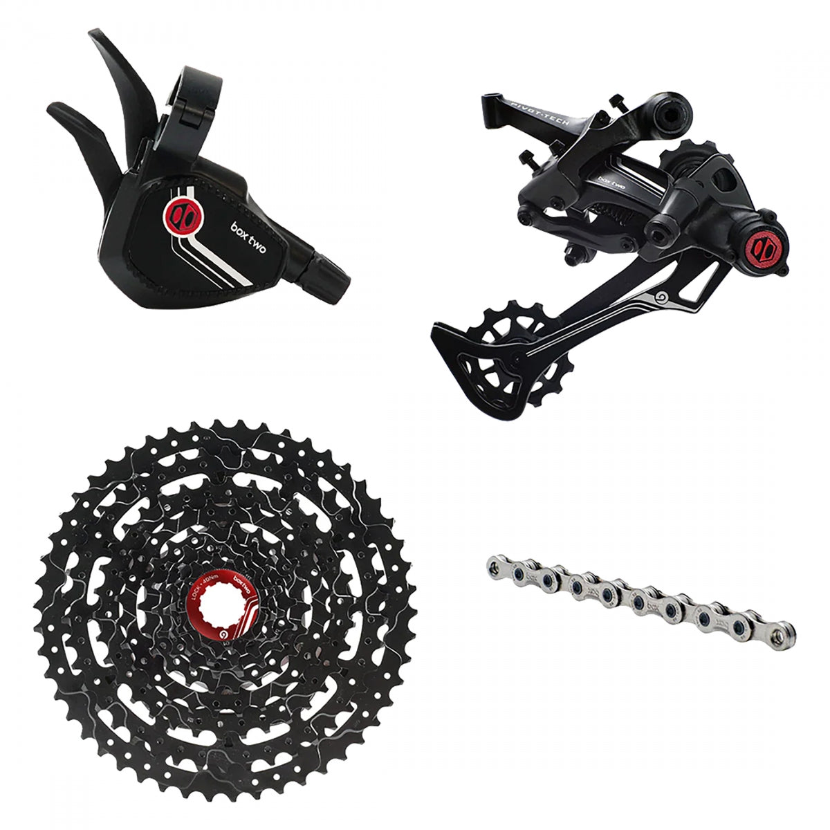 GROUP KIT BOX TWO PRIME 9 X-WIDE/MULTI RD/TRIGGER-SHIFTER/CHAIN/CASS 11-50 GEN-2