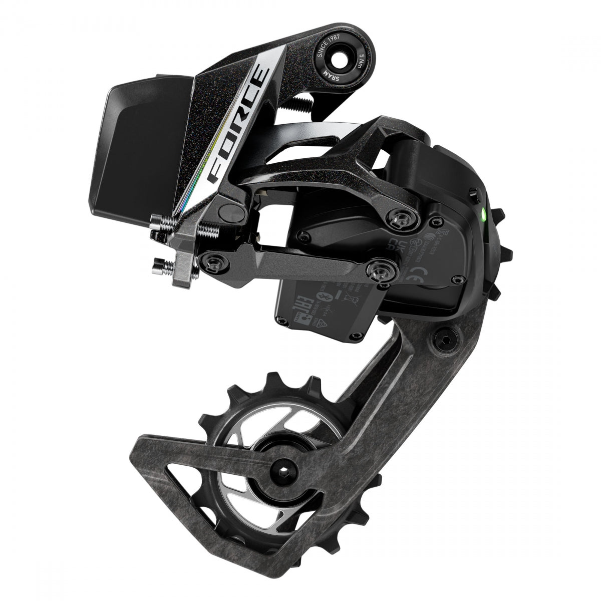 DER SRAM RR FORCE ETAP AXS E1 12s BK 36T MAX BATTERY NOT INCLUDED (P)