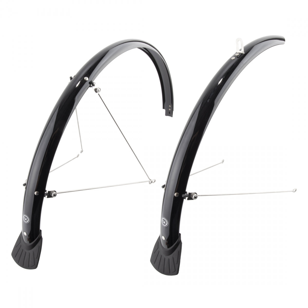 FENDER SUNLT FULL SS STAY 700x45mm RD/HYB BK