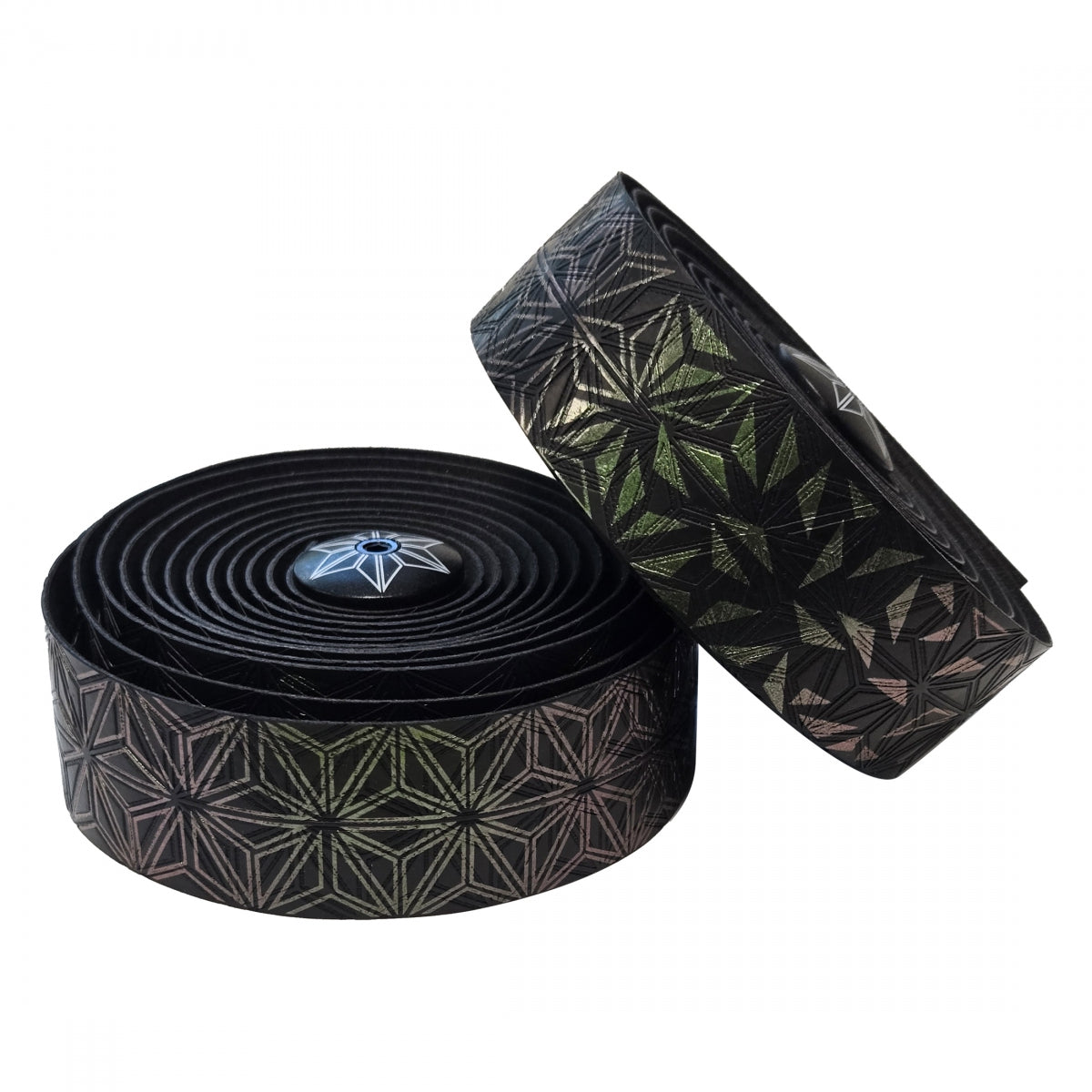 TAPE & PLUGS SUPACAZ SUPER STICKY KUSH STAR FADE GN-EMERALD-REFRACTOR BK