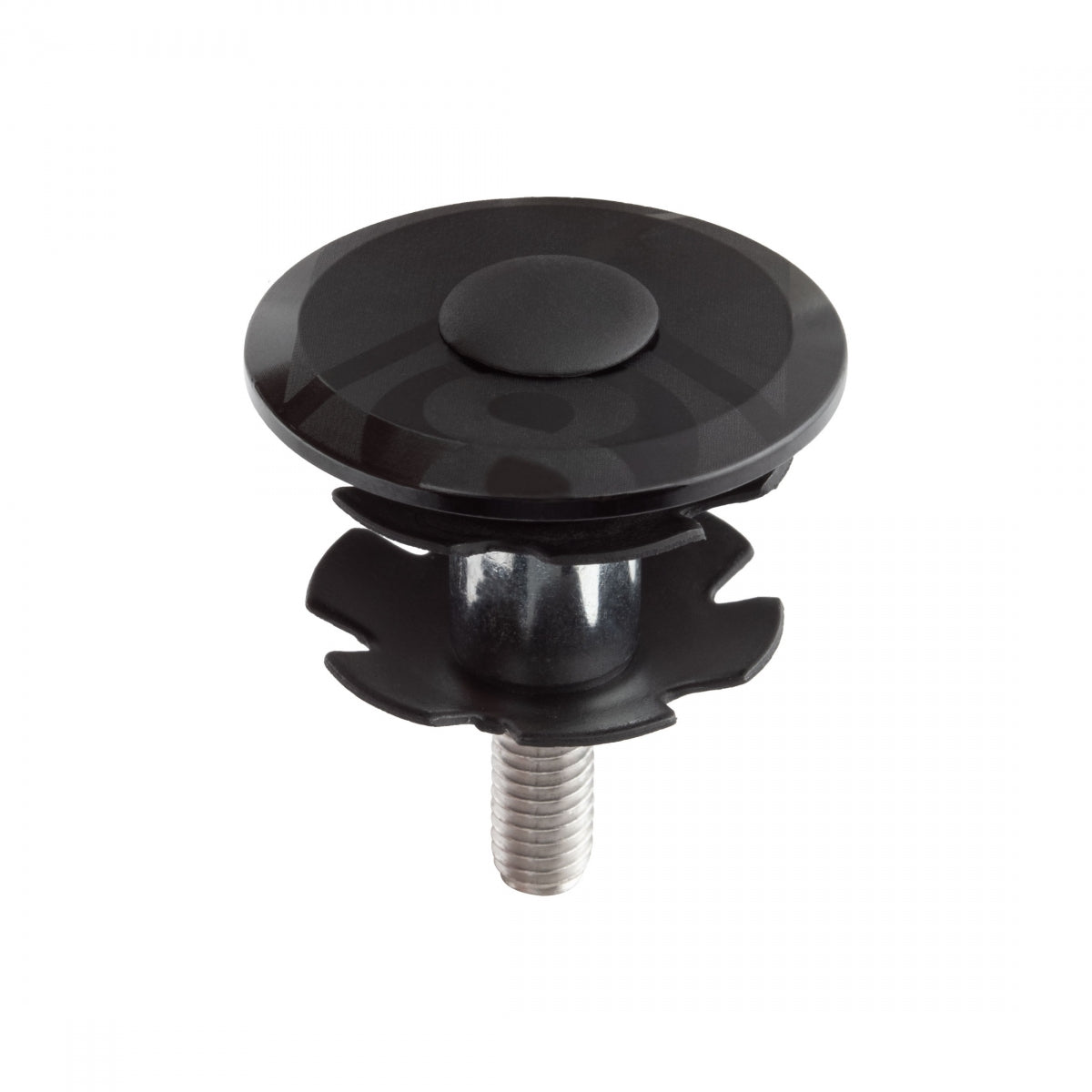 HEAD PART OR8 AHEAD CAP LOWPROFILE ALY 1-1/8 BK wSS-BOLT & STARNUT