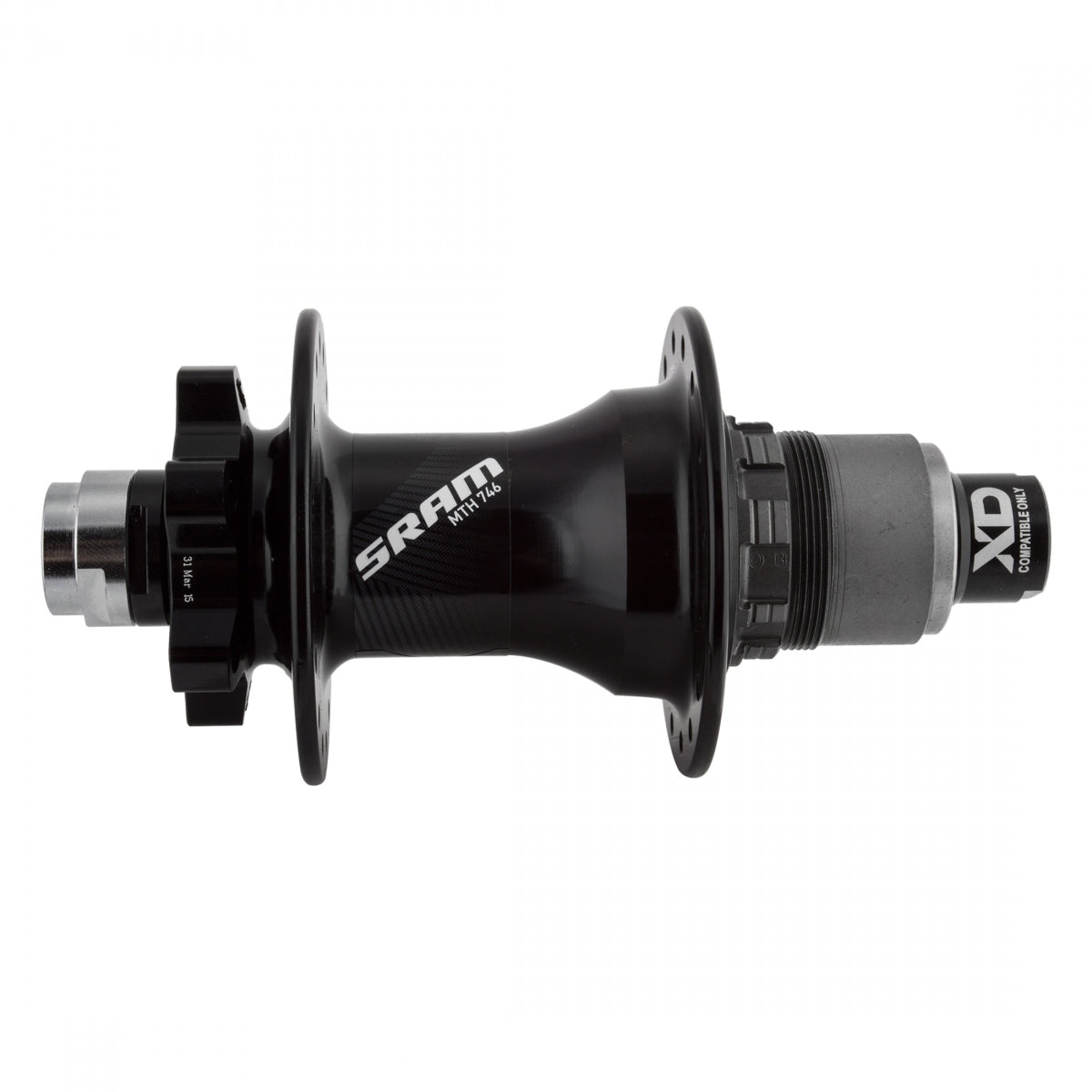 HUB RR SRAM MTH 746 32 12x142 6B XD BK BULK