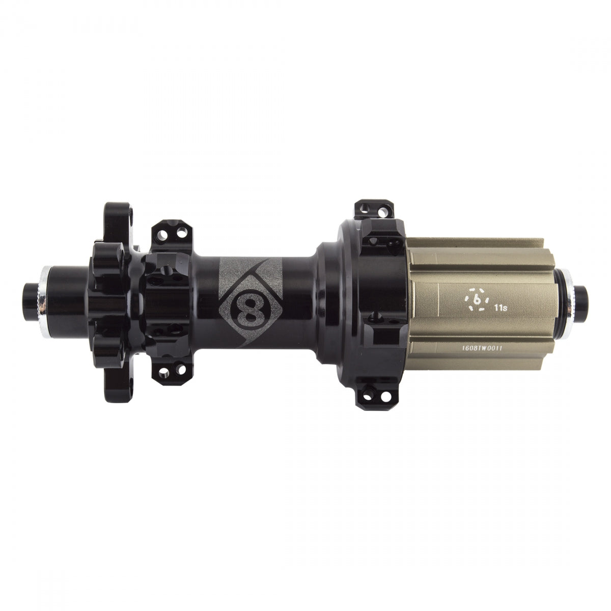HUB RR OR8 RD1110 ELITE QR 6B 24x135 11s CASS CPY SB BK NO SKEWER STRAIGHT PULL