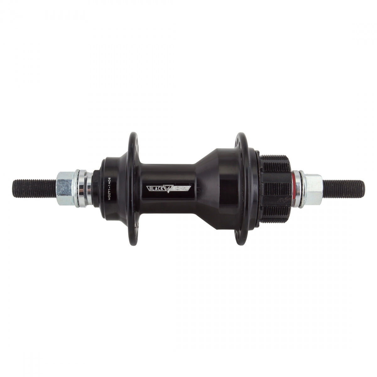 HUB RR BK-OPS MX3100 BO 1sCAS 32x3/8 SB BK w/16tx1/8COG/LK-RING